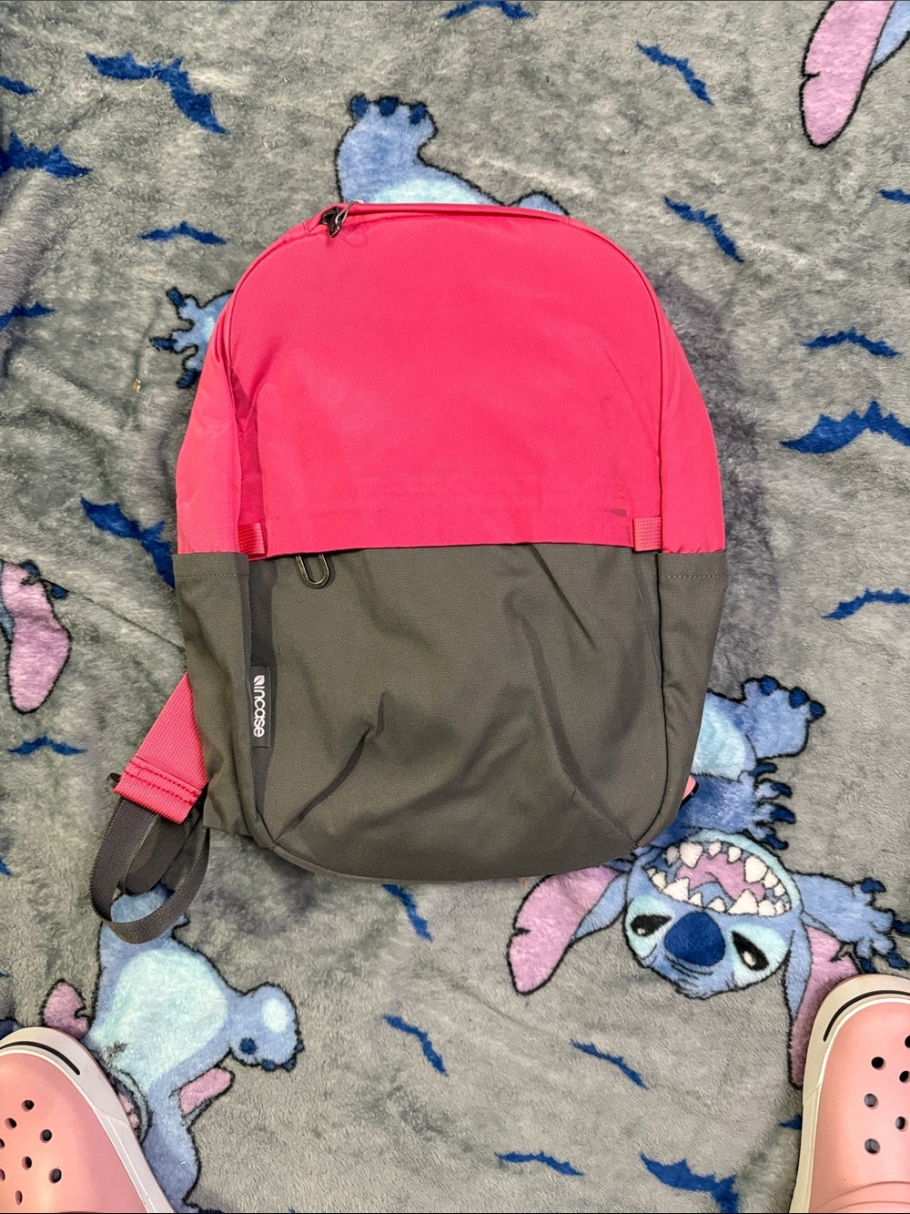 Incase Pink & Gray Two-Tone Compact Backpack
